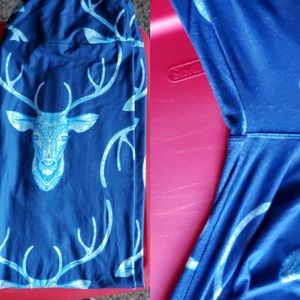 Leggings-mosaic deer